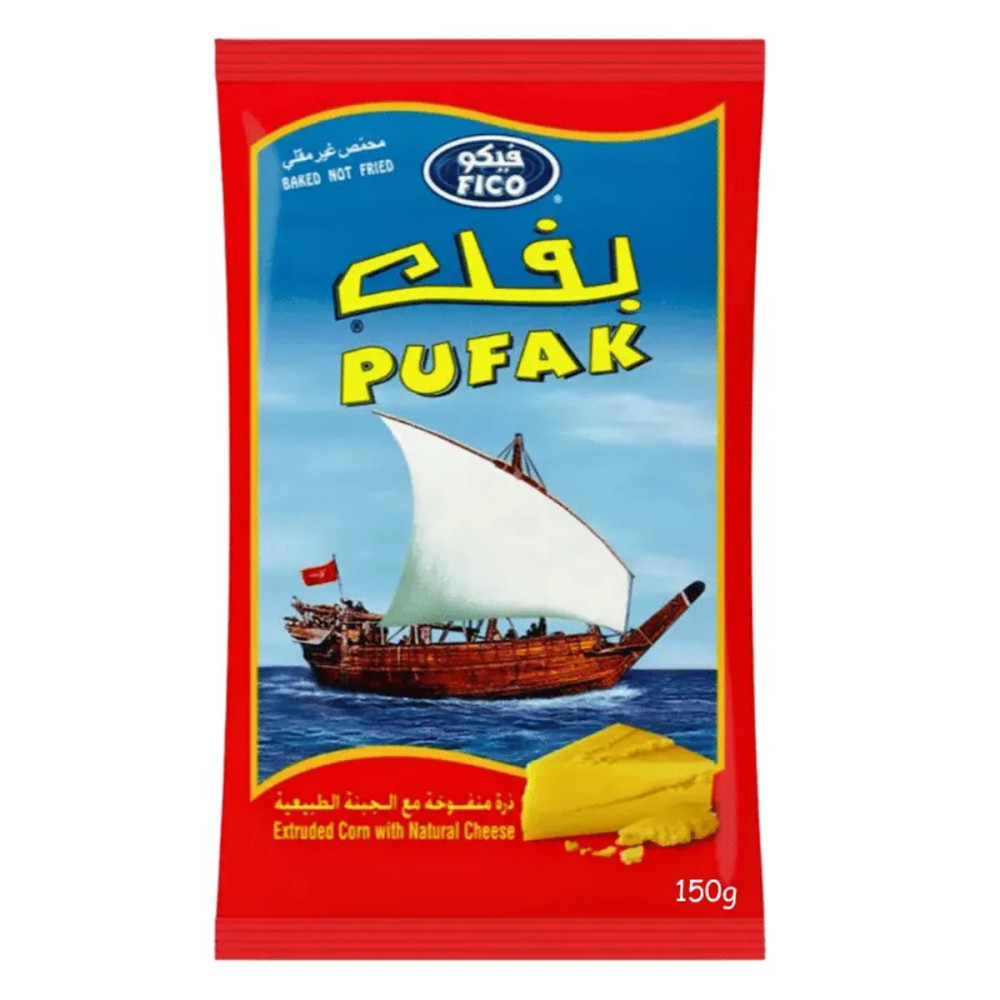 FICO Puffs with Natural Cheese 150g