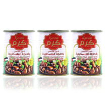 Karam Fava beans with Palestinian mixture 380 grams 3 pieces