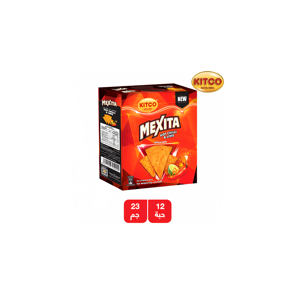 Kitco MaxiTortilla Sheets With Chili And Lemon 23gm Pack