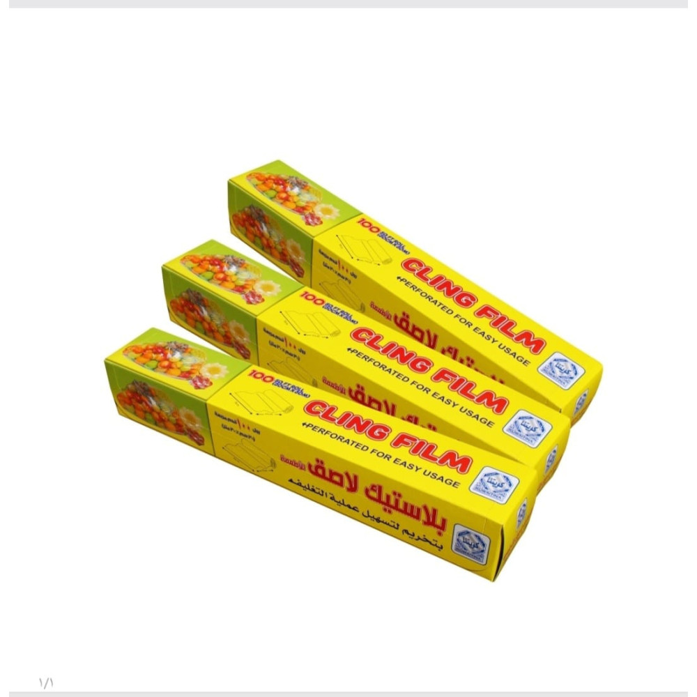 كويتنا كلينج لاصق وسط 100* 30 سم 3 حبة