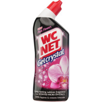 WC Net Toilet Cleaner Gel Crystal Pink Flowers 750 ml