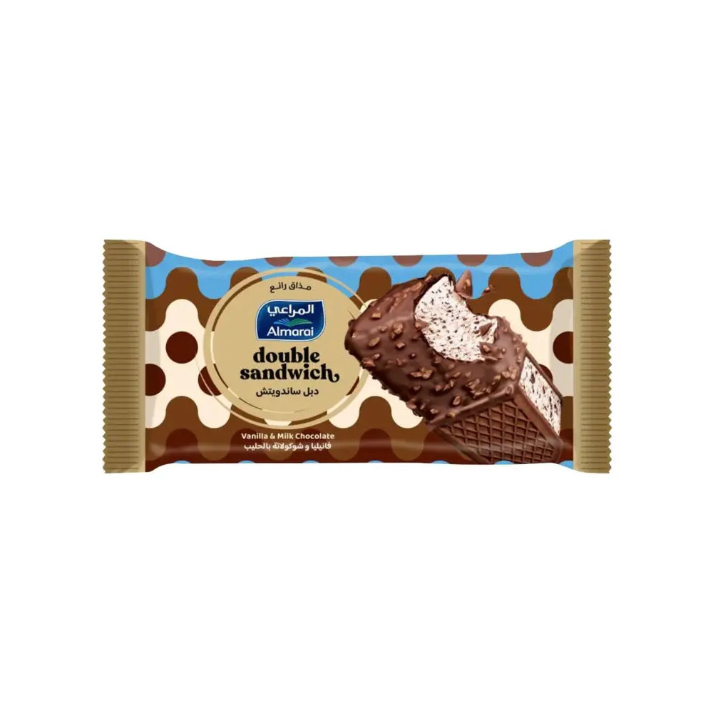 Almarai Vanilla and Chocolate Ice Cream Sandwich 100ml