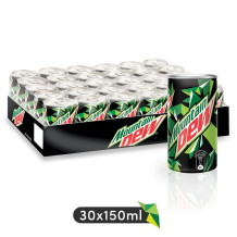 Mountain Dew Drink Cans 150ml 30 Pieces