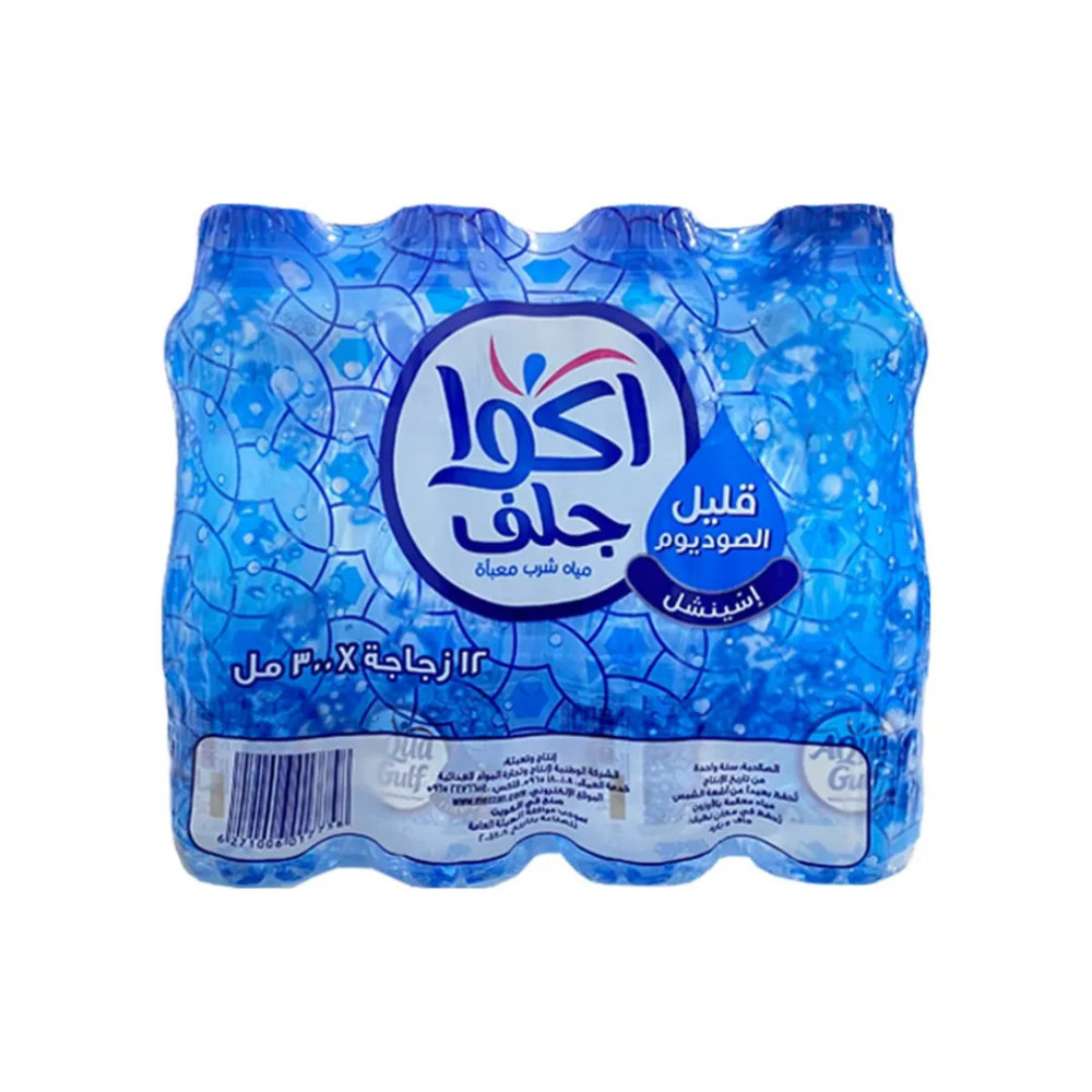 اكواجلف مياه قليل الصوديوم 300مل 12حبة
