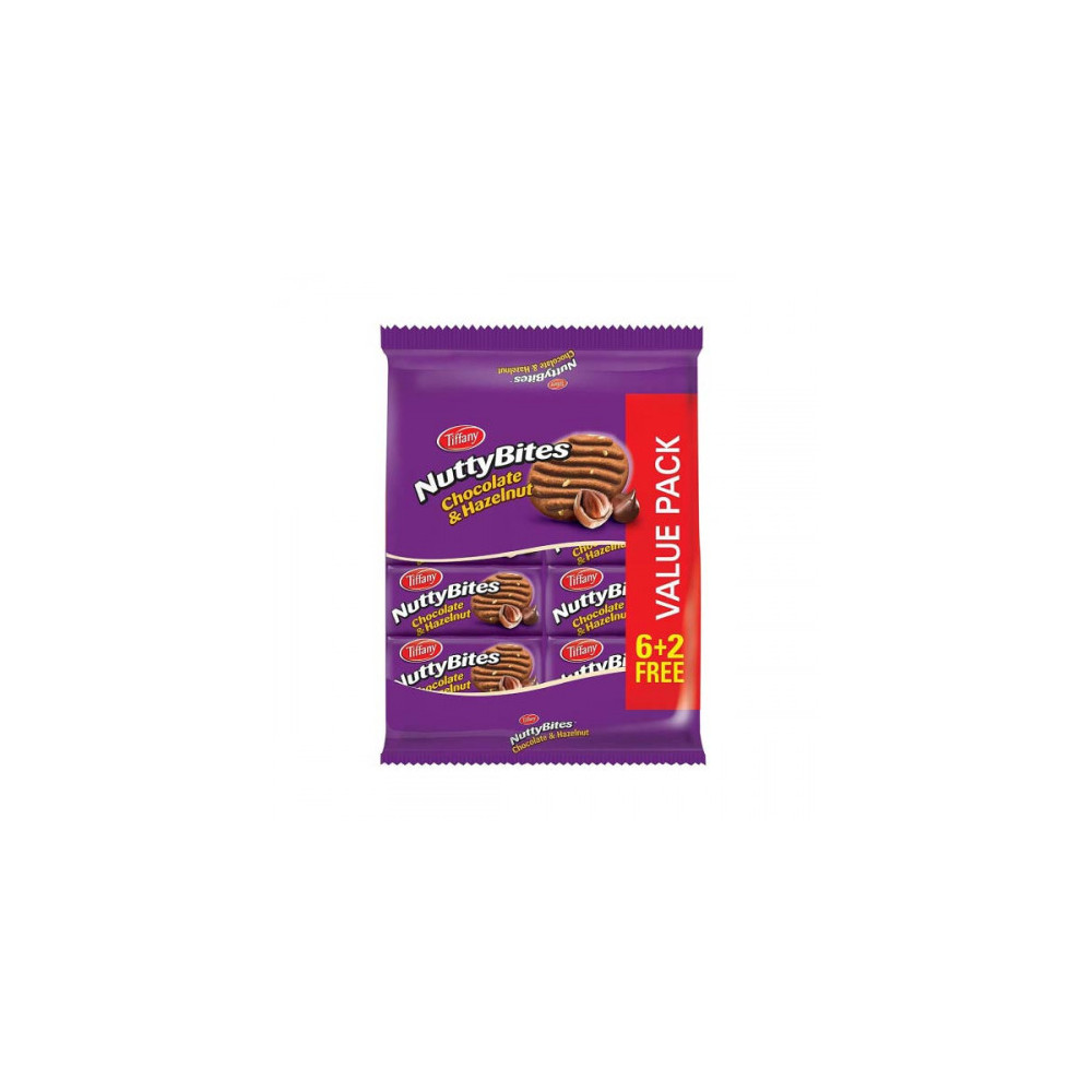 Tiffany Bites Chocolate Hazelnut Biscuits 8 Pieces