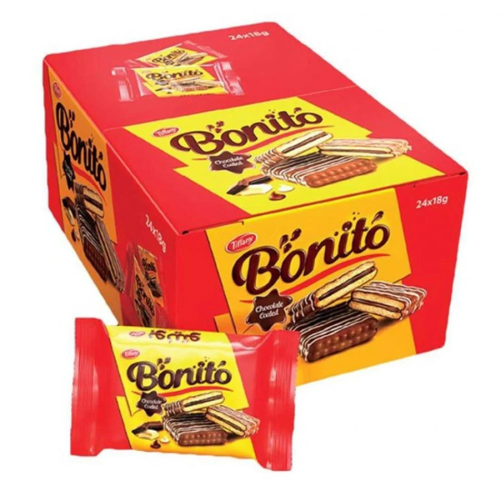 Tiffany Bonitto Chocolate Biscuits 18 gm Pack