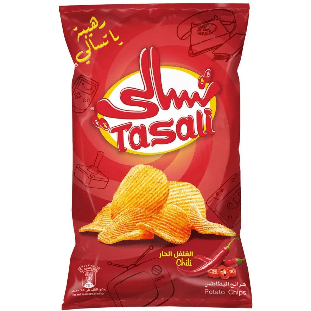 تسالي شيبس فلفل حار كيس 12 جم