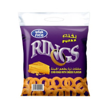 بفك رينجرز بالجبنة 22جم 20حبة كيس