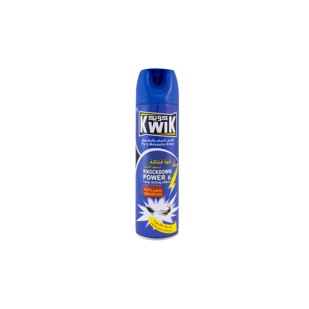 Kwik Double Power Fly & Mosquito Killer Odorless 400 ml
