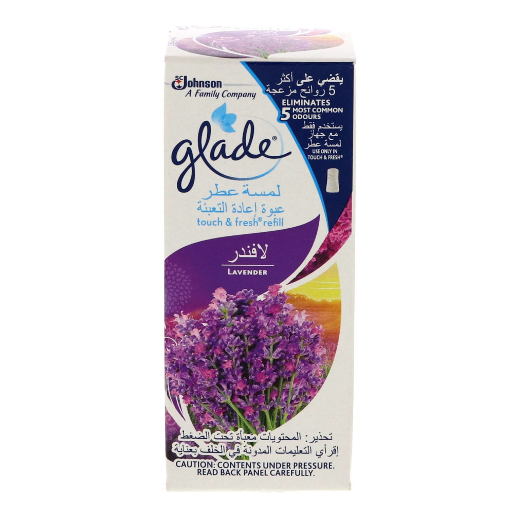 Glade Touch N Fresh Wild Lavender Refill Silver 12 ml