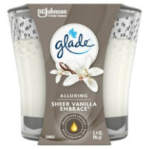 Glade Candle Pure Vanilla Joy Glade