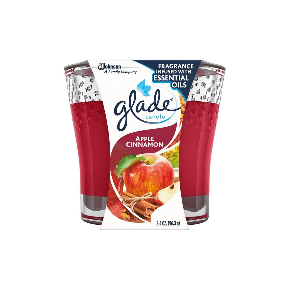 Glade Candle Apple & Cinnamon 3.4oz