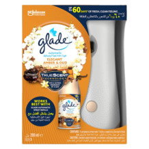 Glade Auto Holder Elegant Amber & Oud 175ml