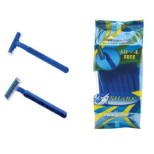 Shark Travel razor blades with a fixed handle + smoothing strip 10+4