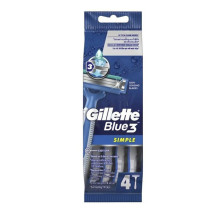 Gillette Blue Simple3 4Ct