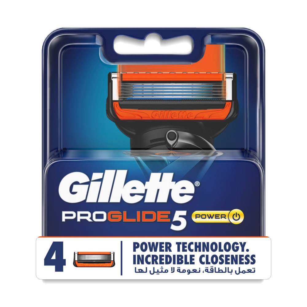 Gillette Fusion Proglide Power Blades 4 pc