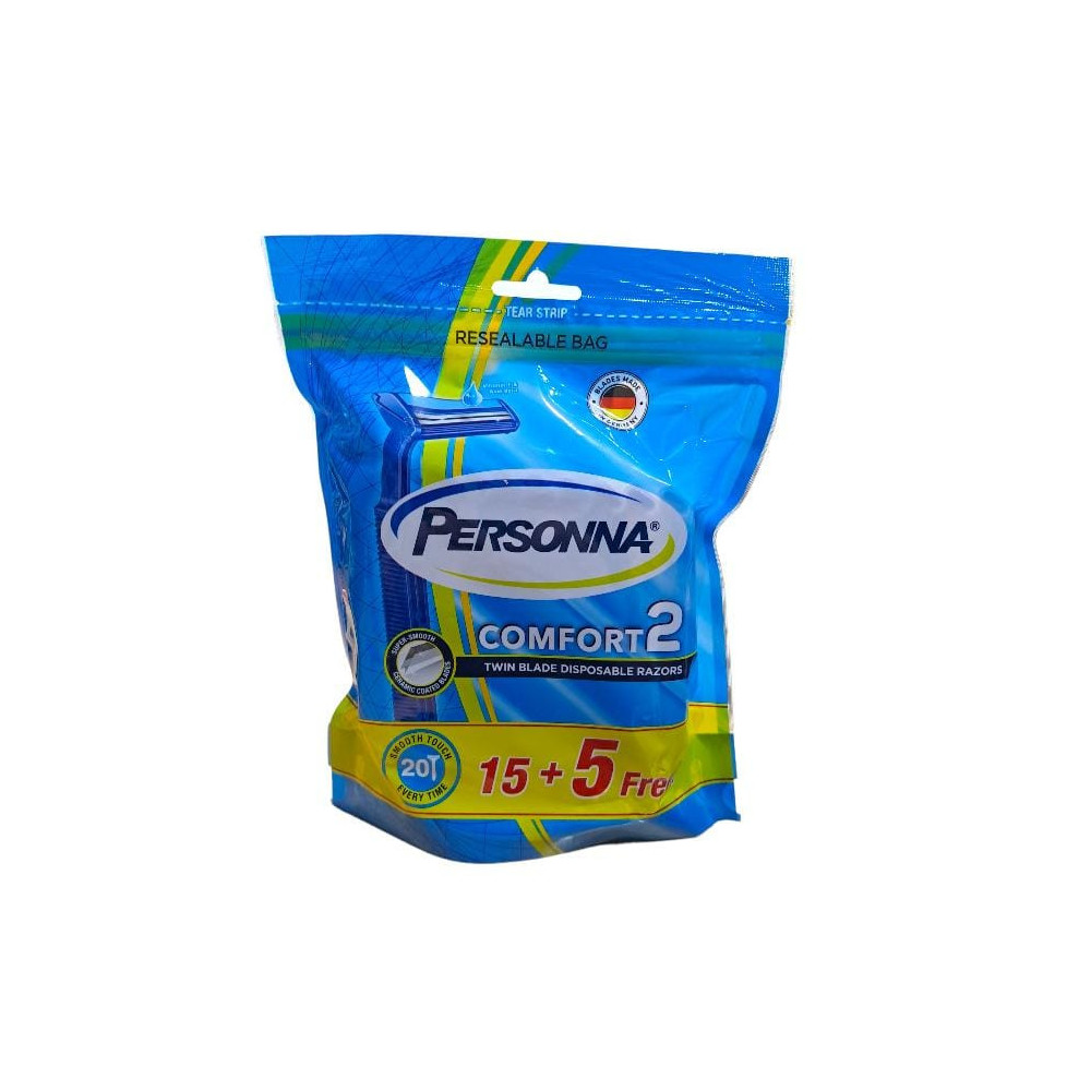 Persona Comfort 2 Men's Razors 15+5 Pieces