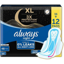 Always Comfort Night 48 Pads