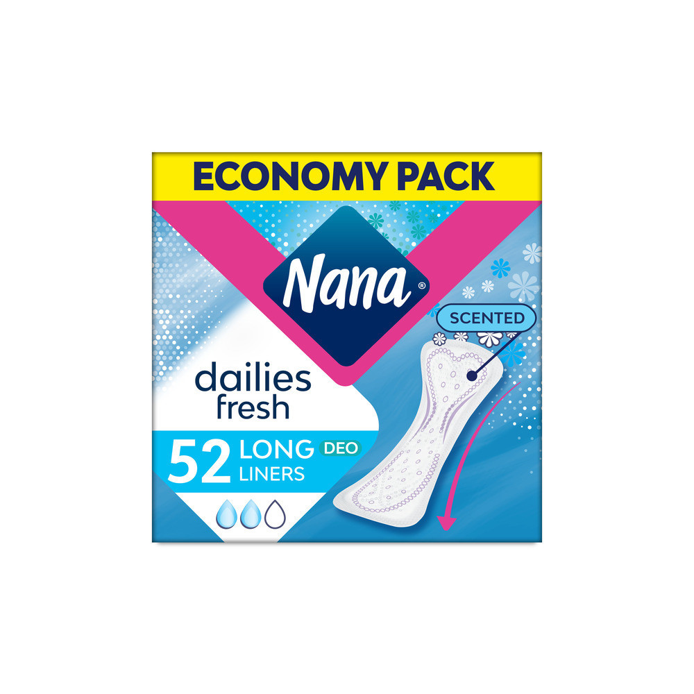 Nana Long Daily Scented Sanitary Pads (52 pads)
