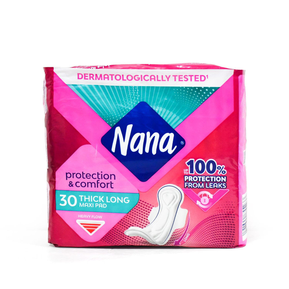 Nana Maxi Large Pads with Wings 30 pieces