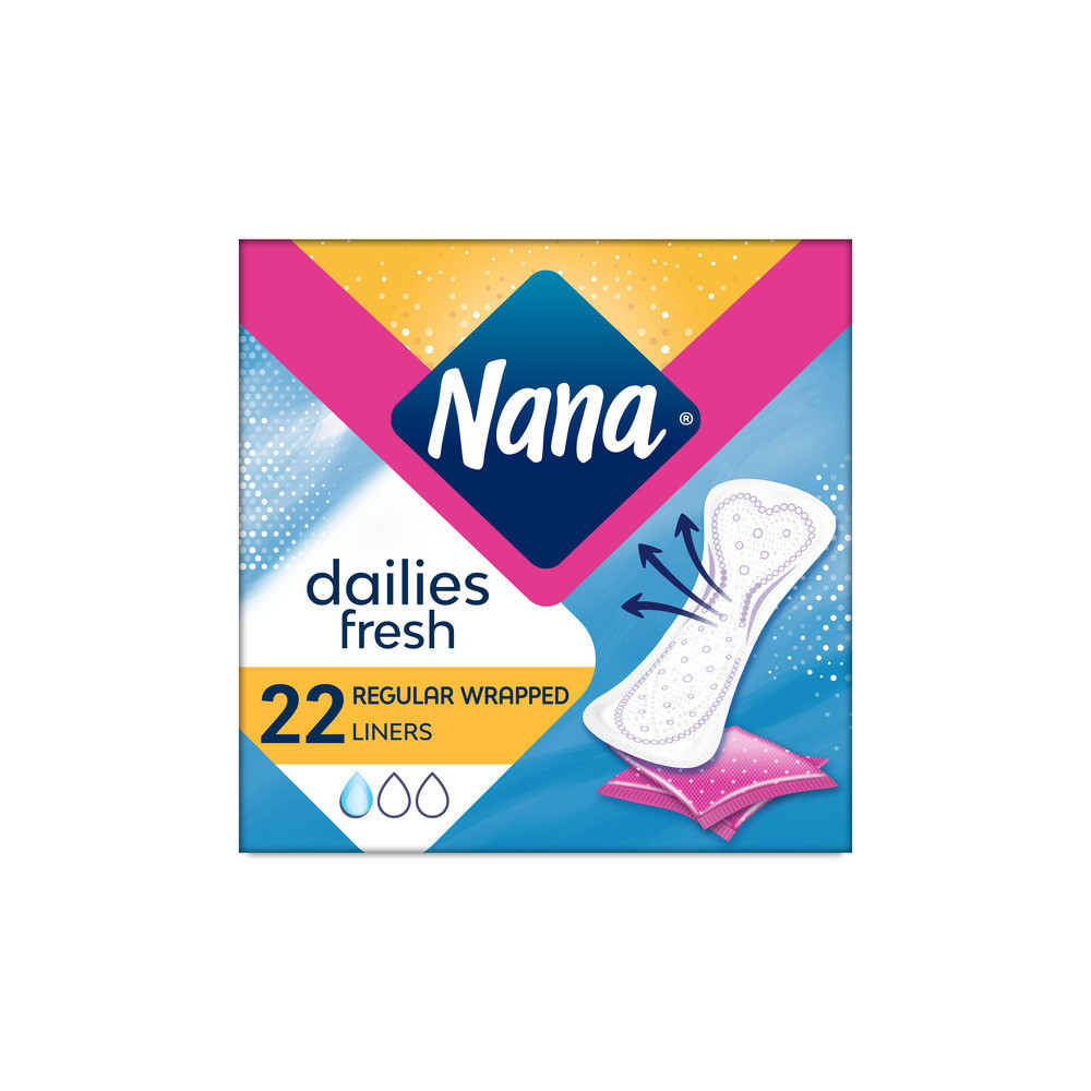 Nana Daily Soft Sanitary Pads 22 pieces Regular