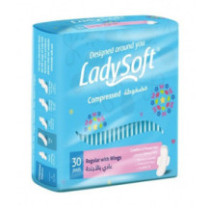 Lady Soft compressed large (30 pads)