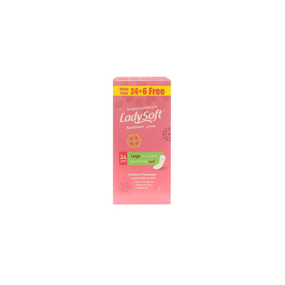 Lady Soft Extra Thick Daily Aloe Vera Scent 24 pads