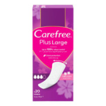 Carefree Plus Large Daily Pad 20 pc