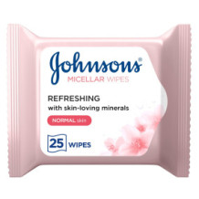Johnson's Face Wipes Refreshing Normal 25 Wipes