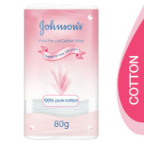 Johnson & Johnson Pure Per Cut Cotton Wool 80 g