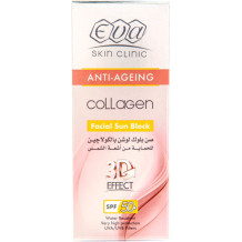Eva 3D Effect Anti-Ageing Collagen Facial Sun Block SPF 50+ 50 ml