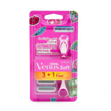 Gillette Venus Simply 3 razor with moisturizing strip + 4