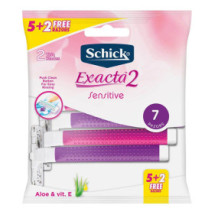 Schick Exacta 2 Female Disposable Razors Sensitive 5+2