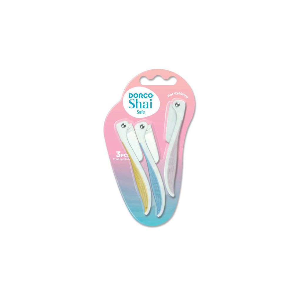Dorco Shai Safe For Eyebrow 3 pcs