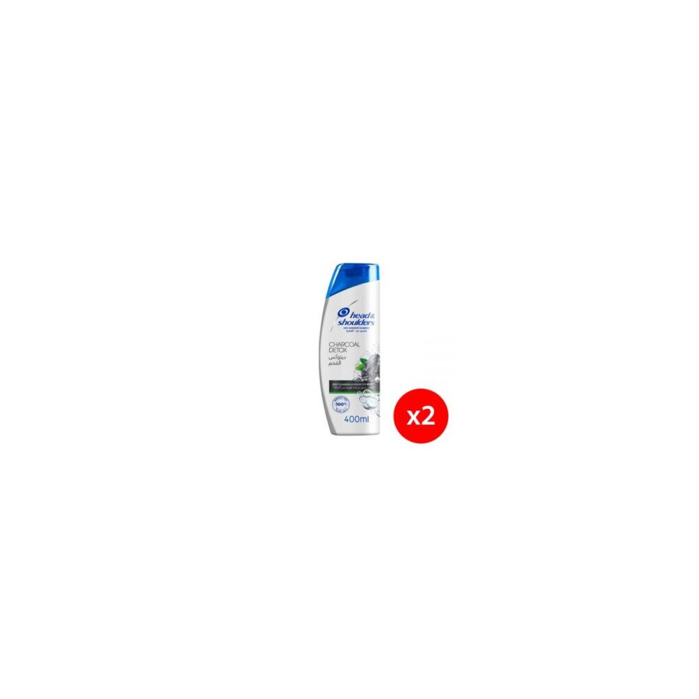 Head & Shoulders Shampoo Charcoal Detox 2X400Ml