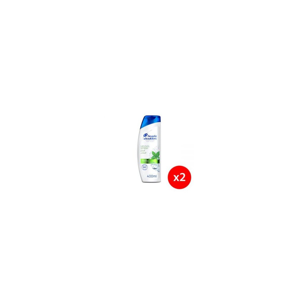 Head & Shoulders Shampoo Menthol 2X400Ml