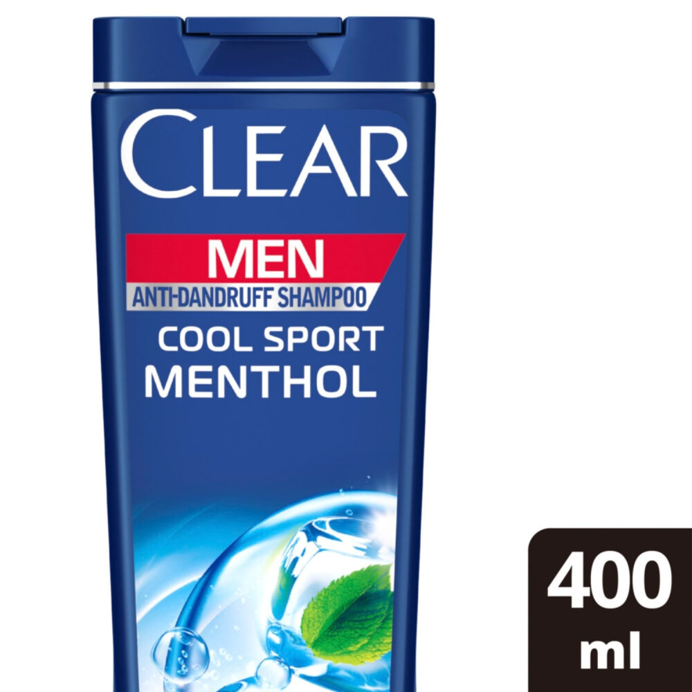 Clean & Clear Men Cool Sport Menthol Anti-Dandruff Shampoo 400 ml