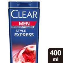 Clean & Clear Men 2in1 Style Express Anti-Dandruff Shampoo 400 ml