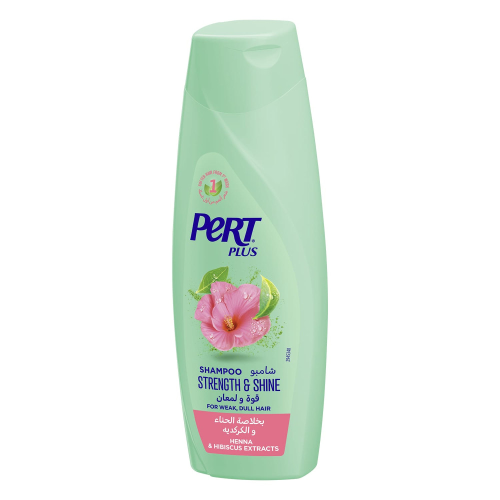 Bert Plus Shampoo with Henna and Hibiscus Extract (for strengthening hair) 400 ml