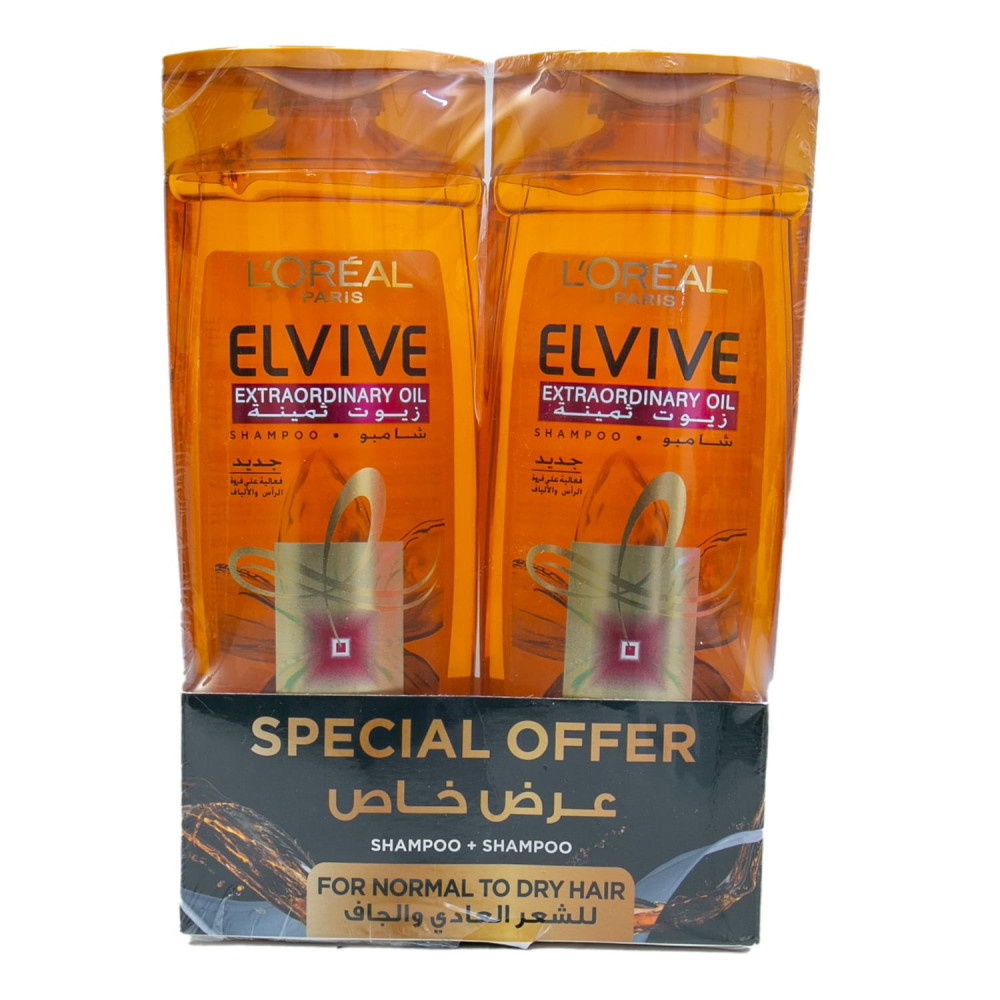 Loreal Oil Shampo V Dry Hair 2X400Ml