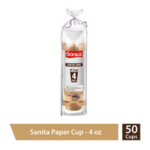 Sanita Coffee Paper Cups 4 Oz