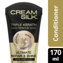 Cream Silk Triple Keratin Rescue Ultimate Repair & Shine Conditioner 170 ml