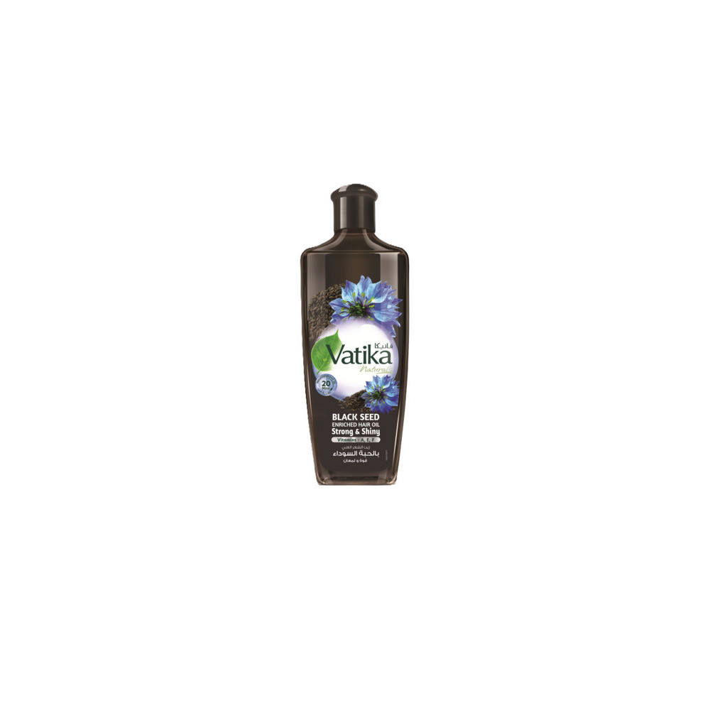 Black Seed Rich Hair Oil (300ml)-Vatika