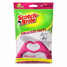 Scotch Brite Delicate Duty Household Hand Gloves Large 1 Pair