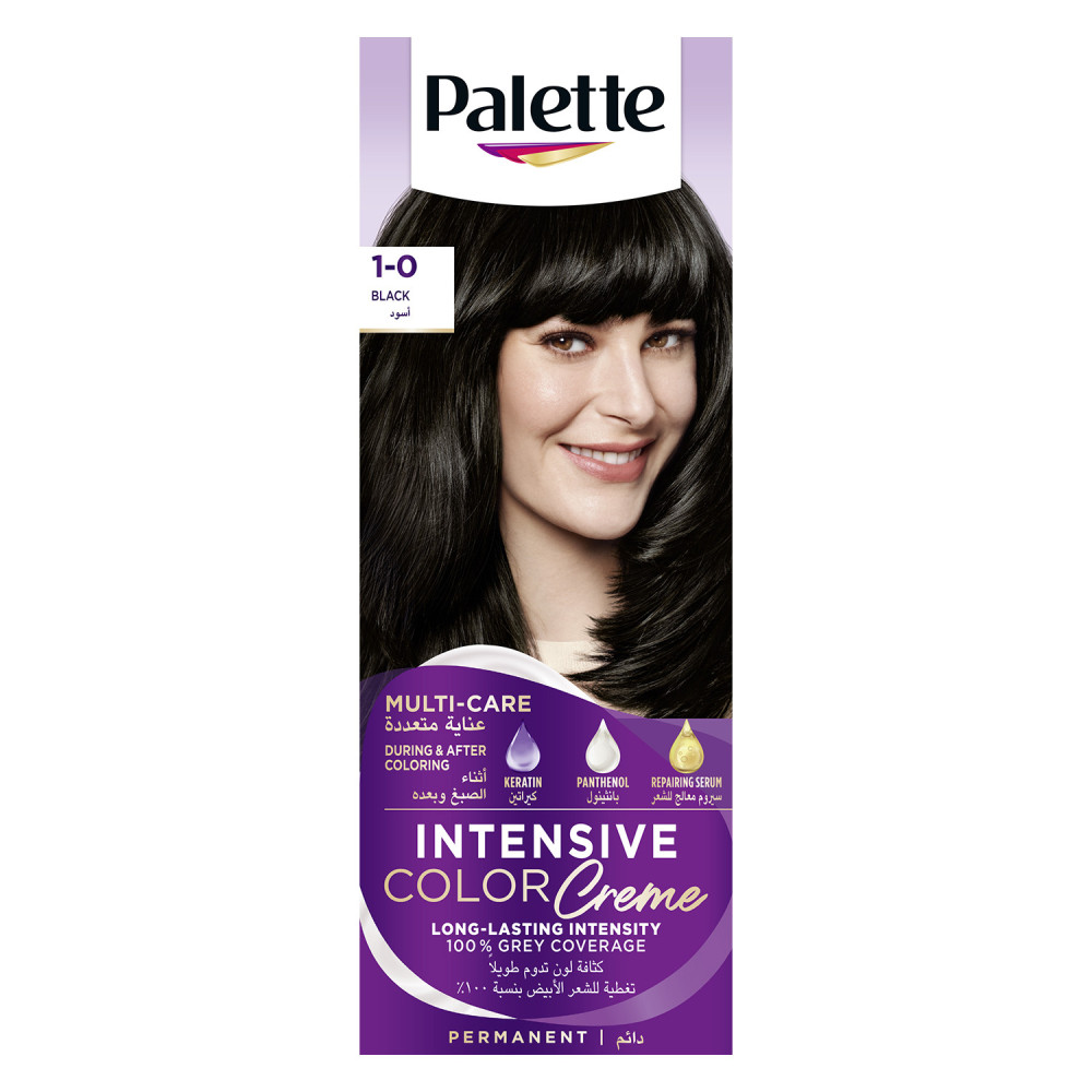 Paletti Semi-Permanent Hair Dye Black 0-1