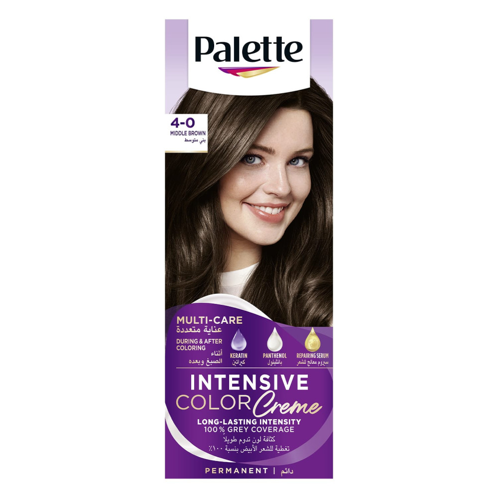 Paletti Semi-Permanent Hair Dye Medium Brown 0-4