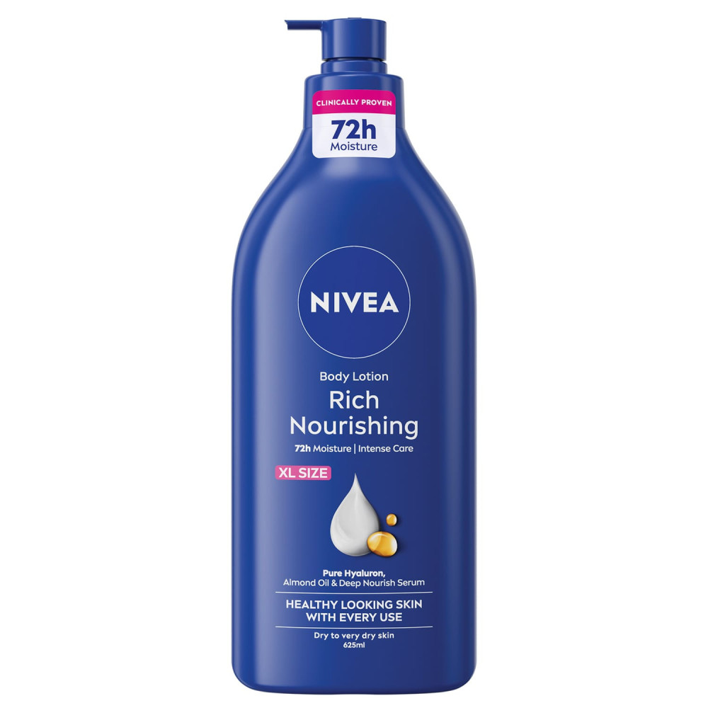 Nivea Body Lotion Nourishing Extra Dry Skin 625 ml
