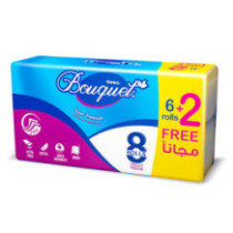 ورق حمام بوكيه 3طبقات 6+2
