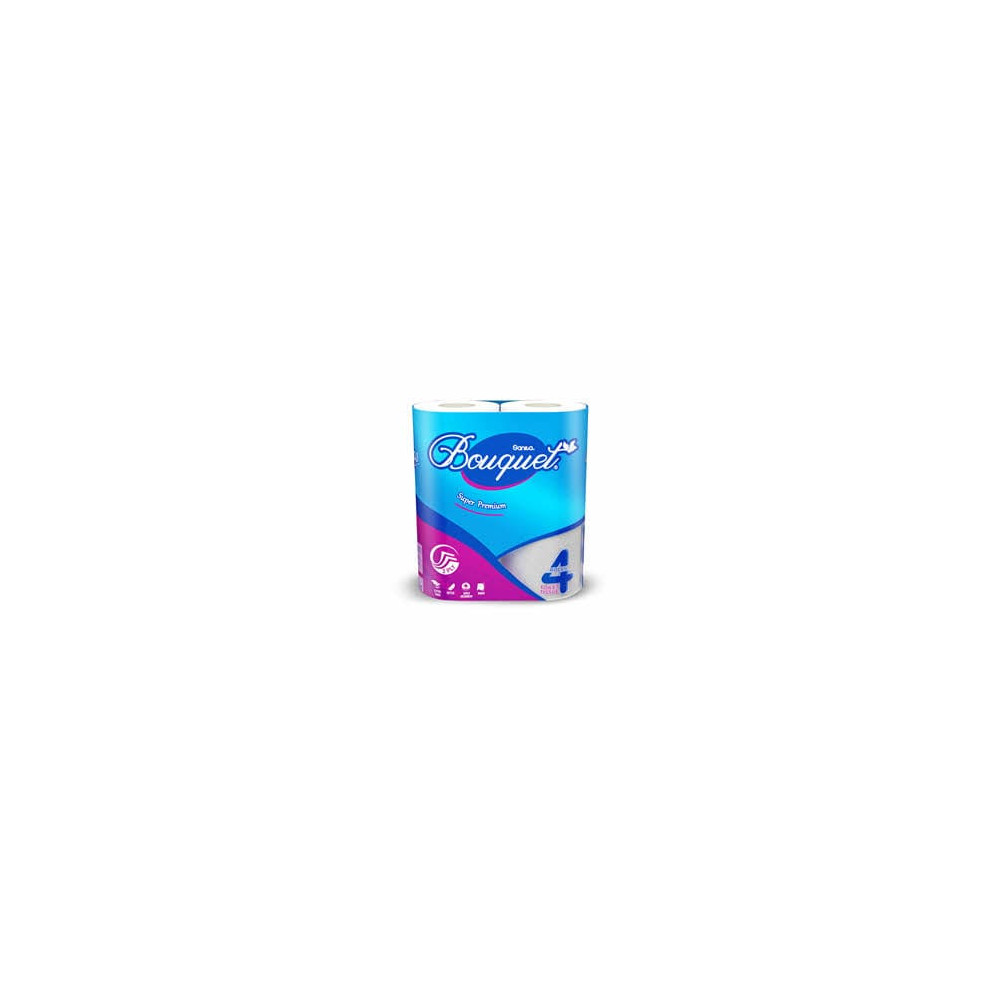 Sanita Bouquet Bath Paper 3 Ply 4 Roll