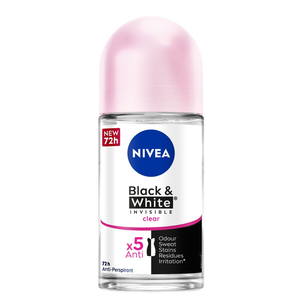 Nivea Antiperspirant Roll-on Black & White Original 50 ml